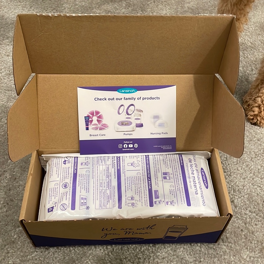 Lansinoh breastmilk storage bags NEW!!